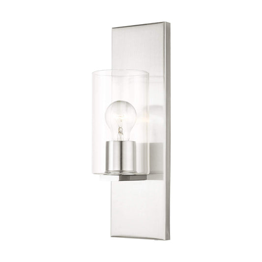 Livex Lighting 1 Light Brushed Nickel Wall Sconce