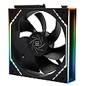 Thermalright TL-M12QR CPU Fan 120mm Case Cooler Wireless Splicing,PWM Connector Silent Computer Cooling with S-FDB Bearing, Building Blocks Version PC