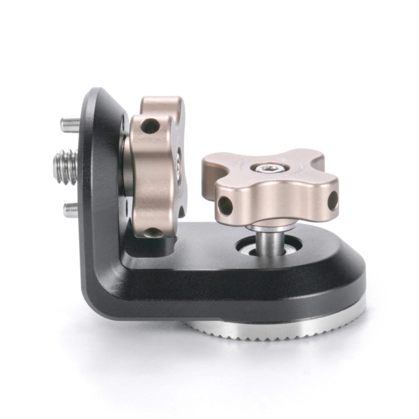 Tilta Right Angle Rosette Adapter to 1/4?-20 with Locating Pins | Compatible with Nucleus Nano II Control Handle & Lightweight Shoulder Rig | Aluminum