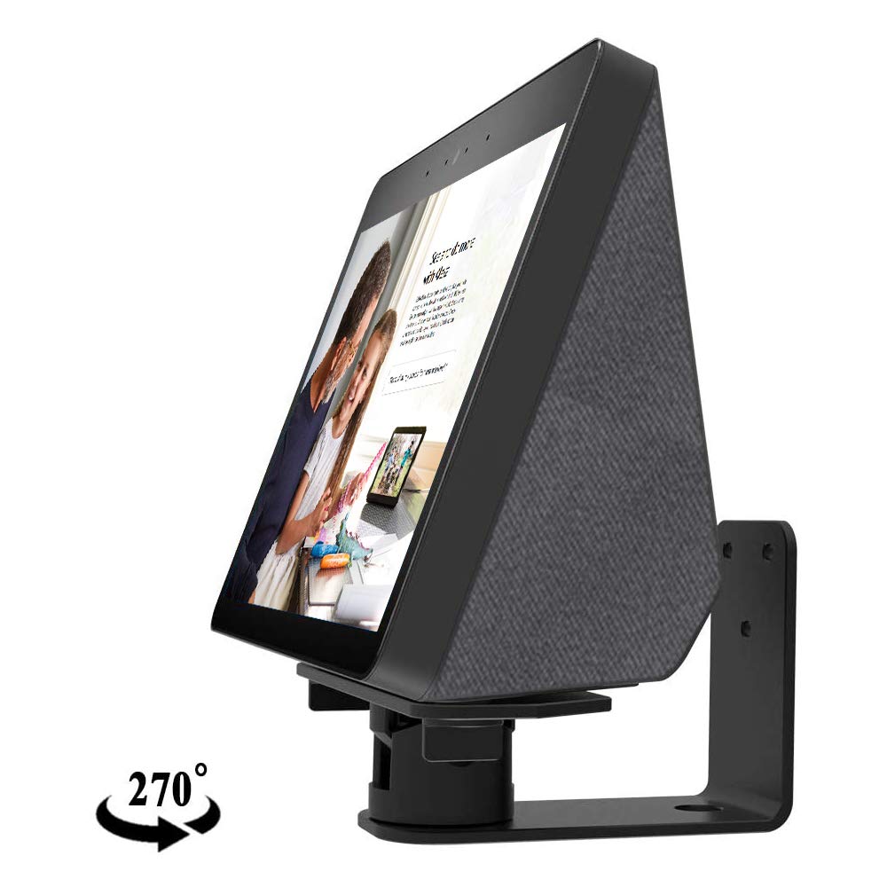ATOPHK Echo Show 10.1 Wall Mount Stand Horizontal 270 Degrees Rotation Longitudinal Angle Change Base Black ?Not fit The Echo Show 8 & Echo Show 5