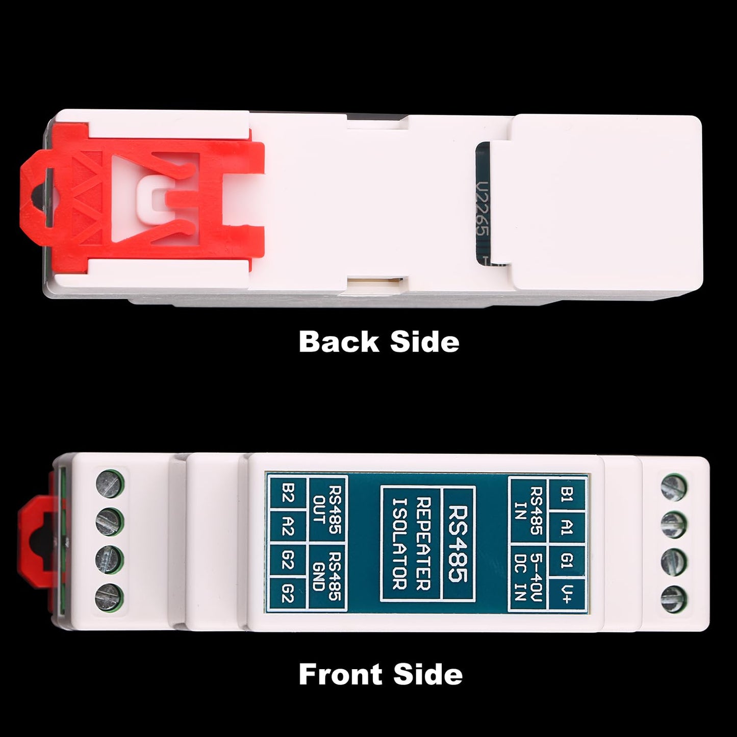 RS485 Repeater Sharer Distributor Hub RS485 Signal Extension Amplification Photoelectric Isolation Anti-Interference (150Kbps)