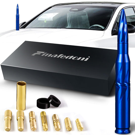 Car Truck Antenna 50 Cal Bullet Antenna Truck Accessories Silverado 1500 Ford F150 Dodge Ram 1500 GMC Sierra 1500 Ranger Short Replacement Antena para