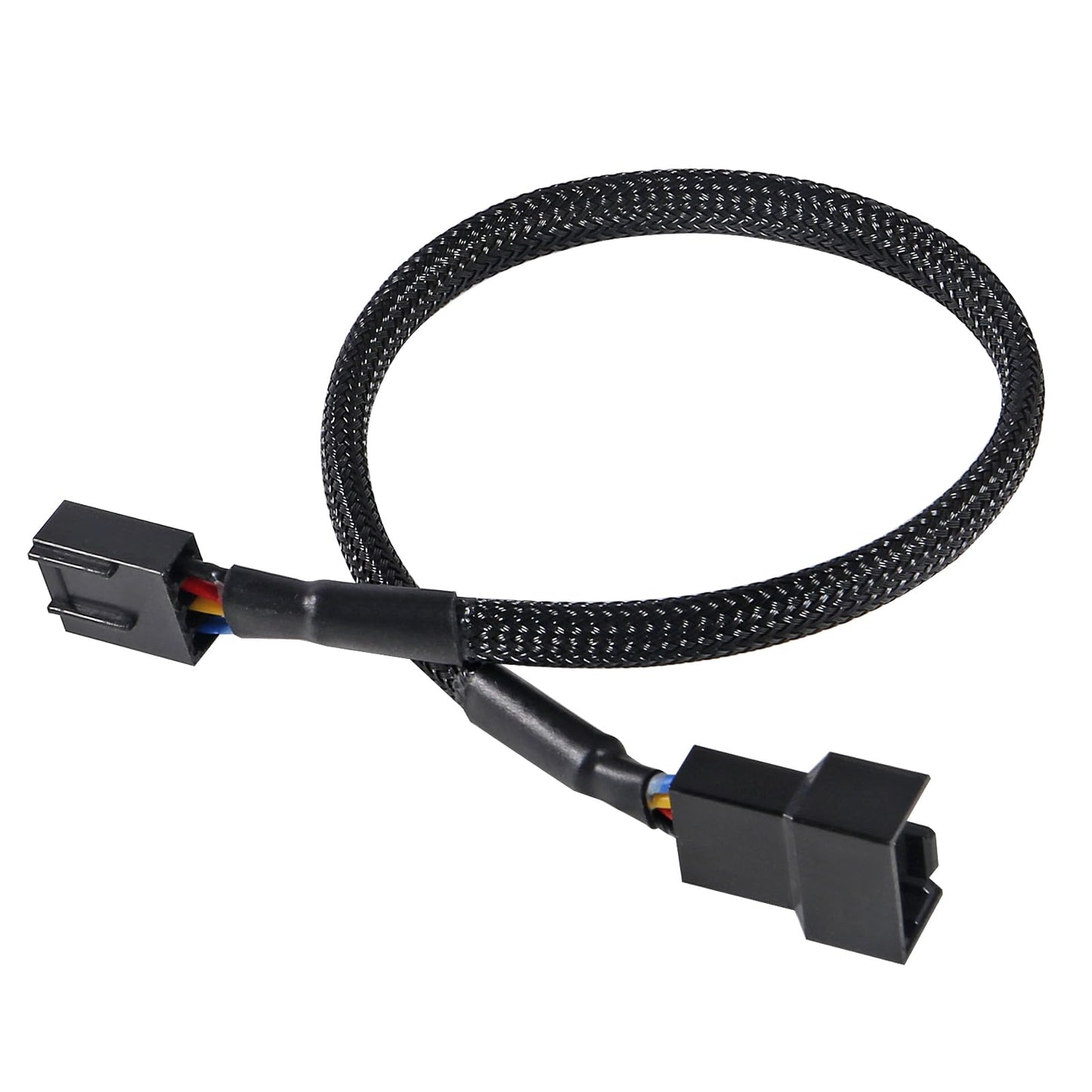 UMLIFE 10 PCS 10" 4 Pin Fan Extension Power Cable Computer PC Fan Power Extension Cable for PWM Fan Computer ATX Case