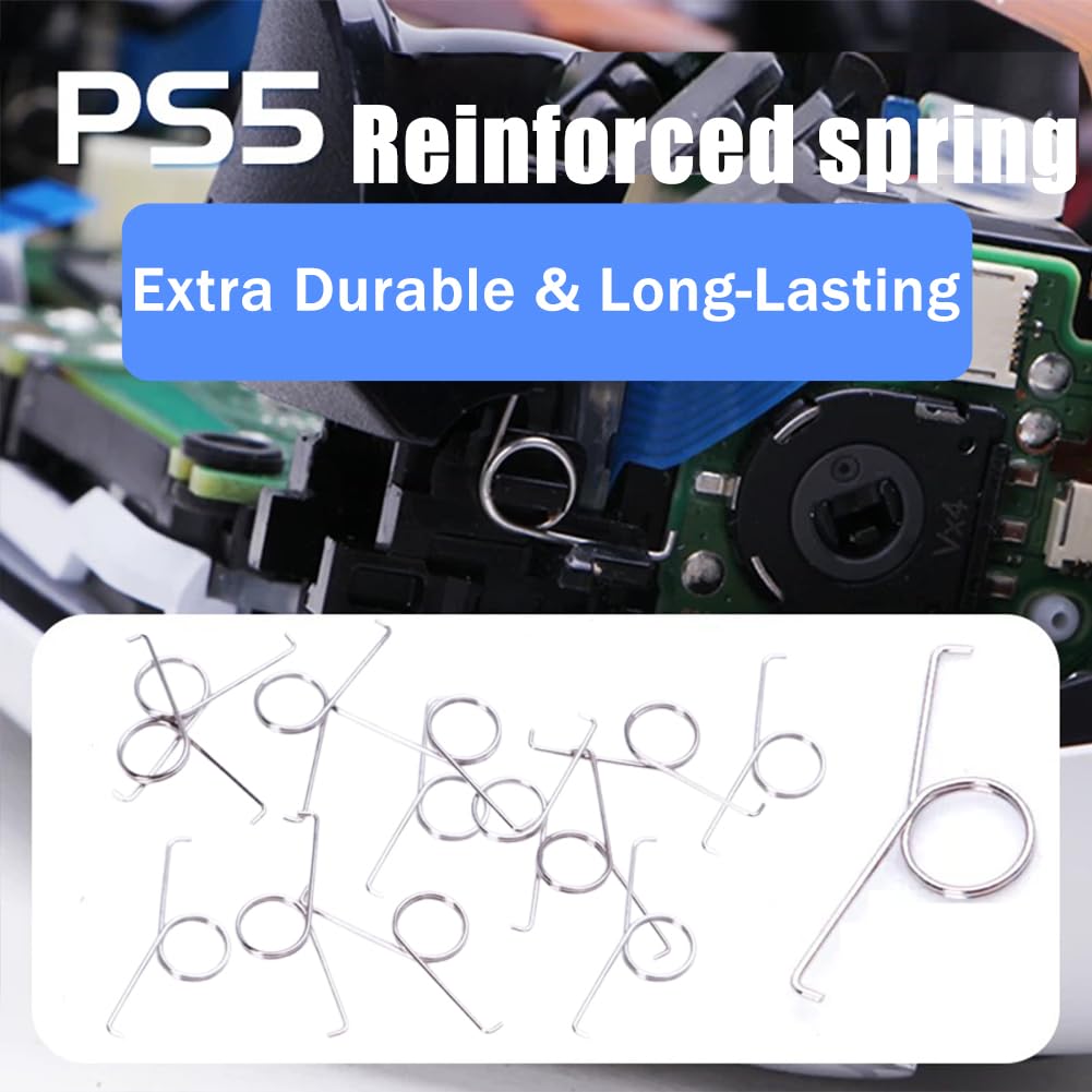 L2 R2 Trigger Button Spring Metal Replacement for PlayStation PS5 Controller Parts Repair Accessories 30pcs