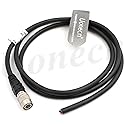Uonecn Industrial Camera Power Trigger IO Signal Cable 6 Pin Hirose Female Plug for Basler AVT GIGE Sony CCD Industrial Camera 1 Meter