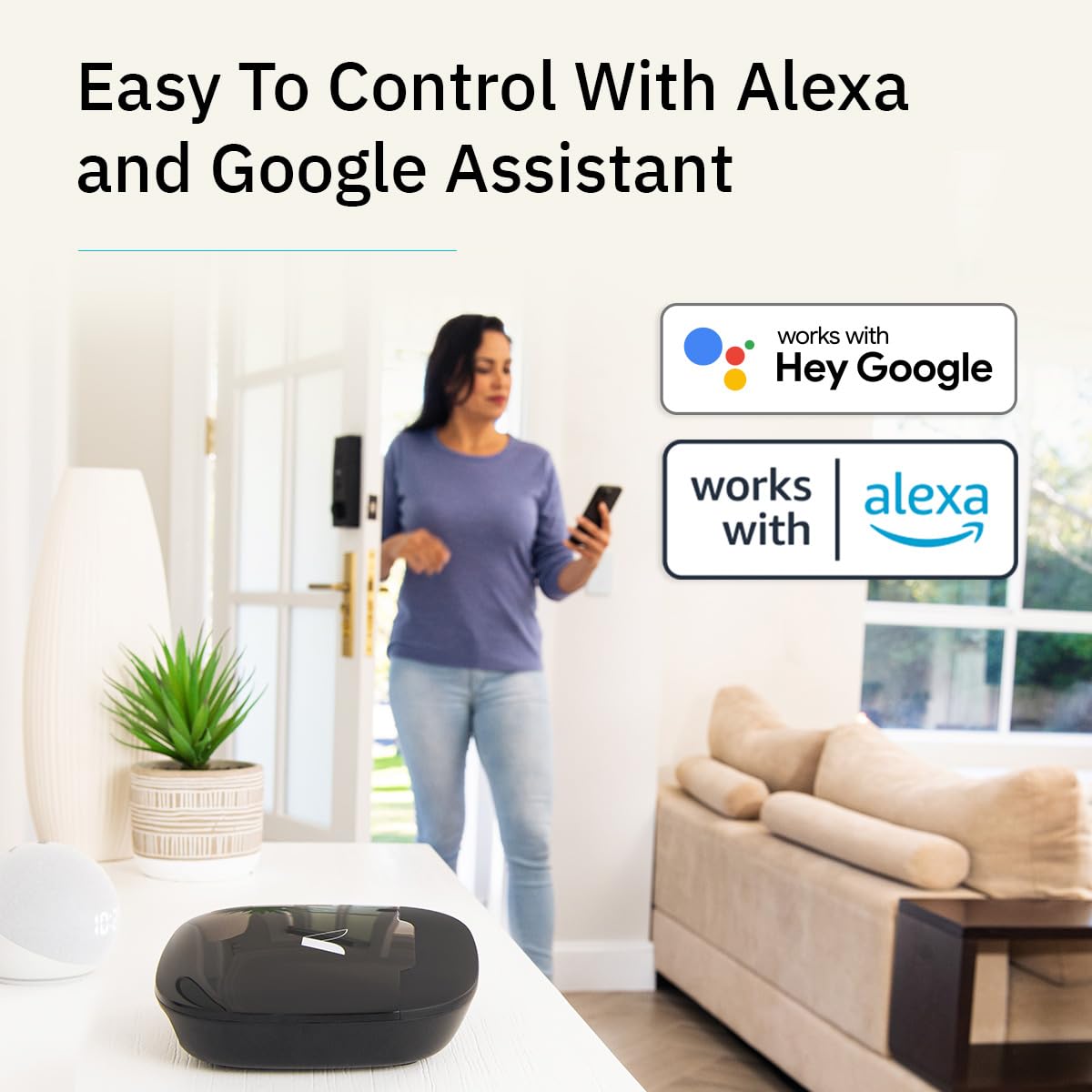 Abode 3 Piece Wireless Security Kit - Expandable to Protect Your Whole Home - Easy DIY Installation Optional Professional Monitoring Compatible
