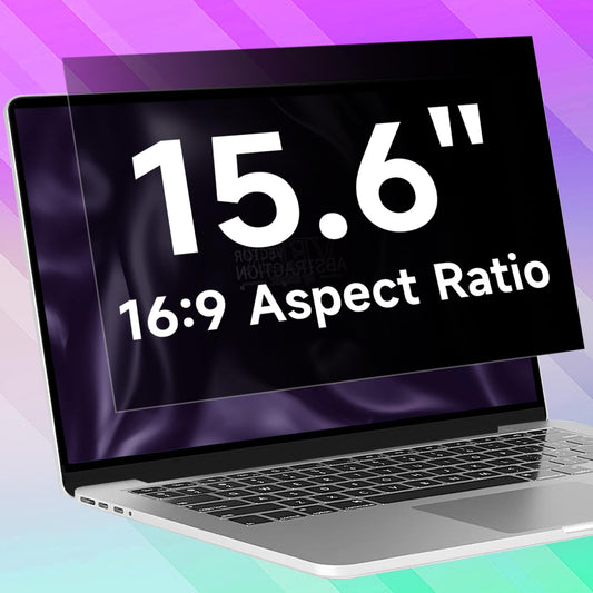 ANTOGOO V 15.6 Inch 1920x1080 Laptop Privacy Screen Filter, Anti Blue Light Glare & Anti Scratch Computer Privacy Shield for 15.6" with 16:9 Aspect