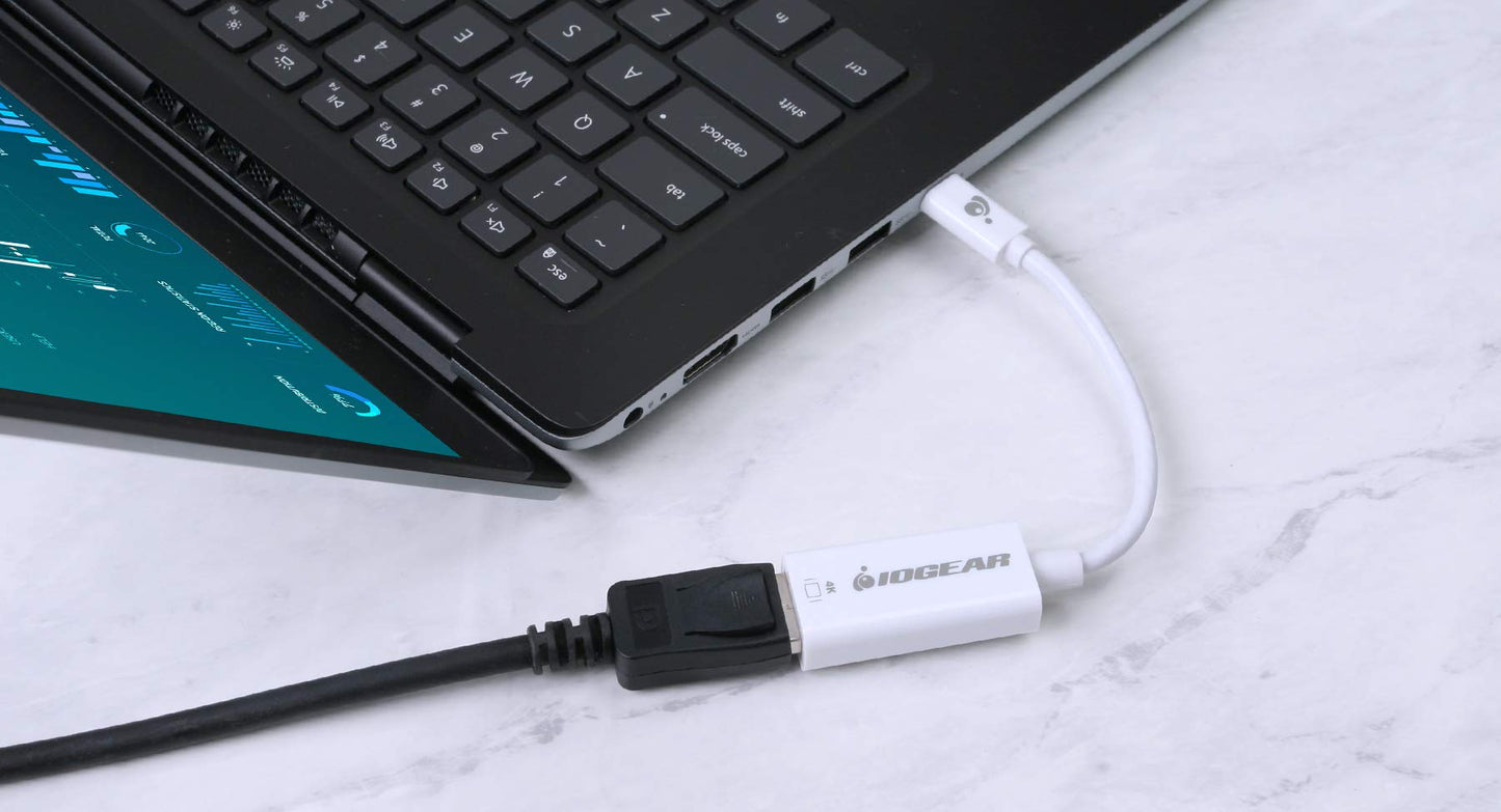 IOGEAR 4K60Hz USB-C to DisplayPort Adapter - GUC3CDP60