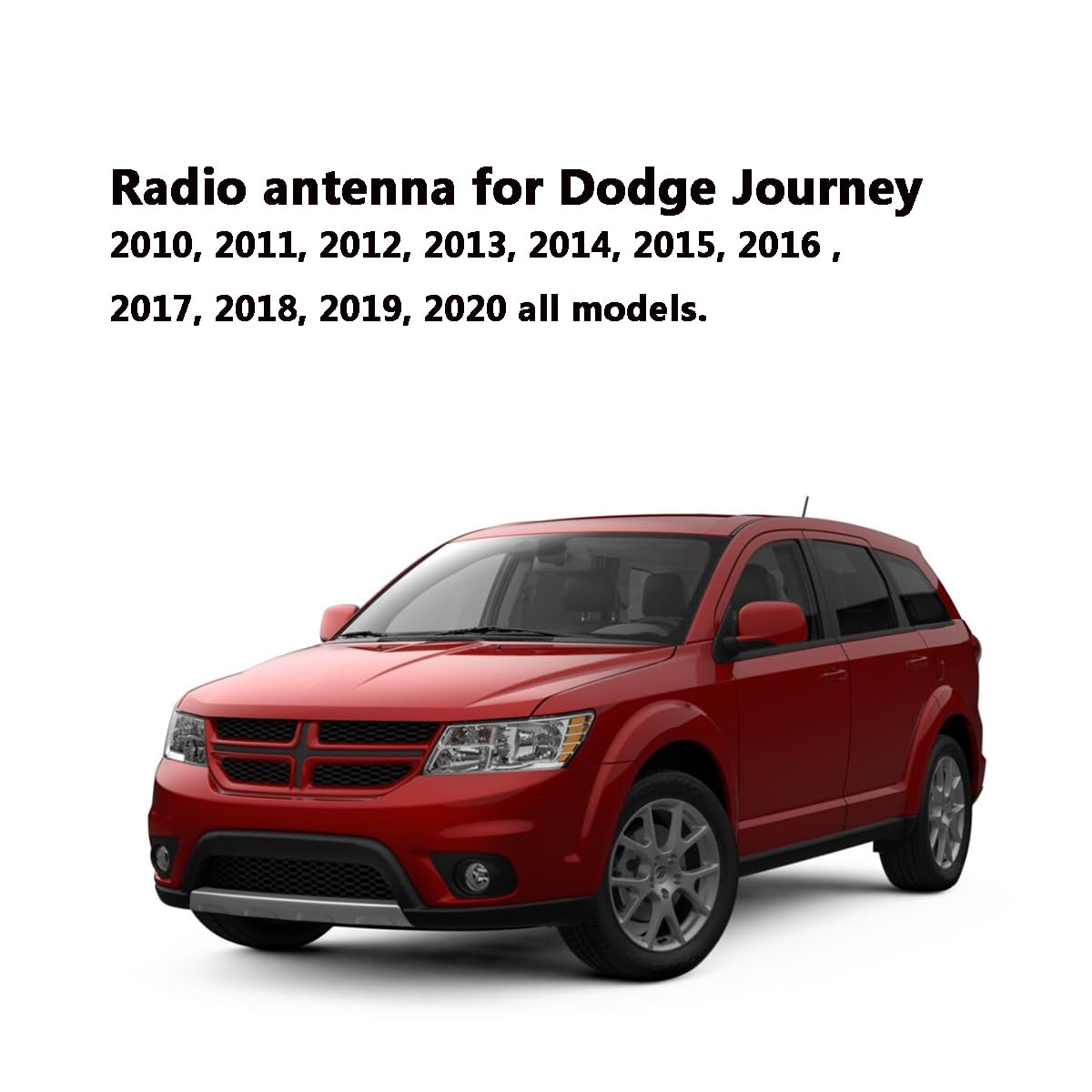 8 Inch Radio Antenna for 2010-2020 Dodge Journey & 2011 Nitro | Car Wash Proof, Flexible Rubber Antenna | Durable Car Radio Antenna Replacement |