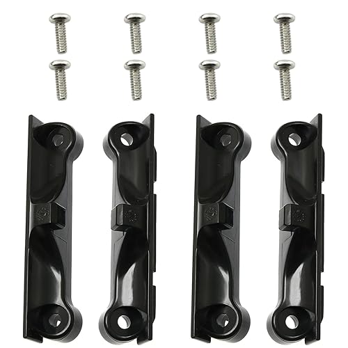HUGJEPTTY CPU AM5 Bracket 2 Pairs with Screws?AM5 CPU Bracket Desktop Computer AMD Cooler Fan Brackets for AM5/AM4 Motherboard Cooler Stand Steel