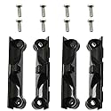 HUGJEPTTY CPU AM5 Bracket 2 Pairs with Screws?AM5 CPU Bracket Desktop Computer AMD Cooler Fan Brackets for AM5/AM4 Motherboard Cooler Stand Steel