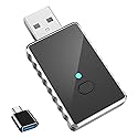 Wireless Carplay Adapter - Android Auto Wireless Adapter US, Conversion from Wired to Wireless with USB to USB C adapter, Plug and Play Bluetooth Car