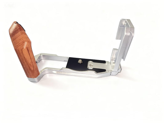M-REMOTE Quick Release L Plate Bracket Holder Hand Grip for Fuji XT5 Grip Camera for Arca Swiss Tripod Head Special l-Shaped Board of Wooden Handle