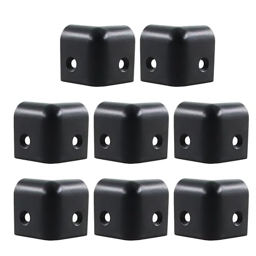 Boguish 8pcs Speaker Corner Protectors Speaker Corner 1.14'' Speaker Stackable Protectors Corner Wrap Enclosure Protection