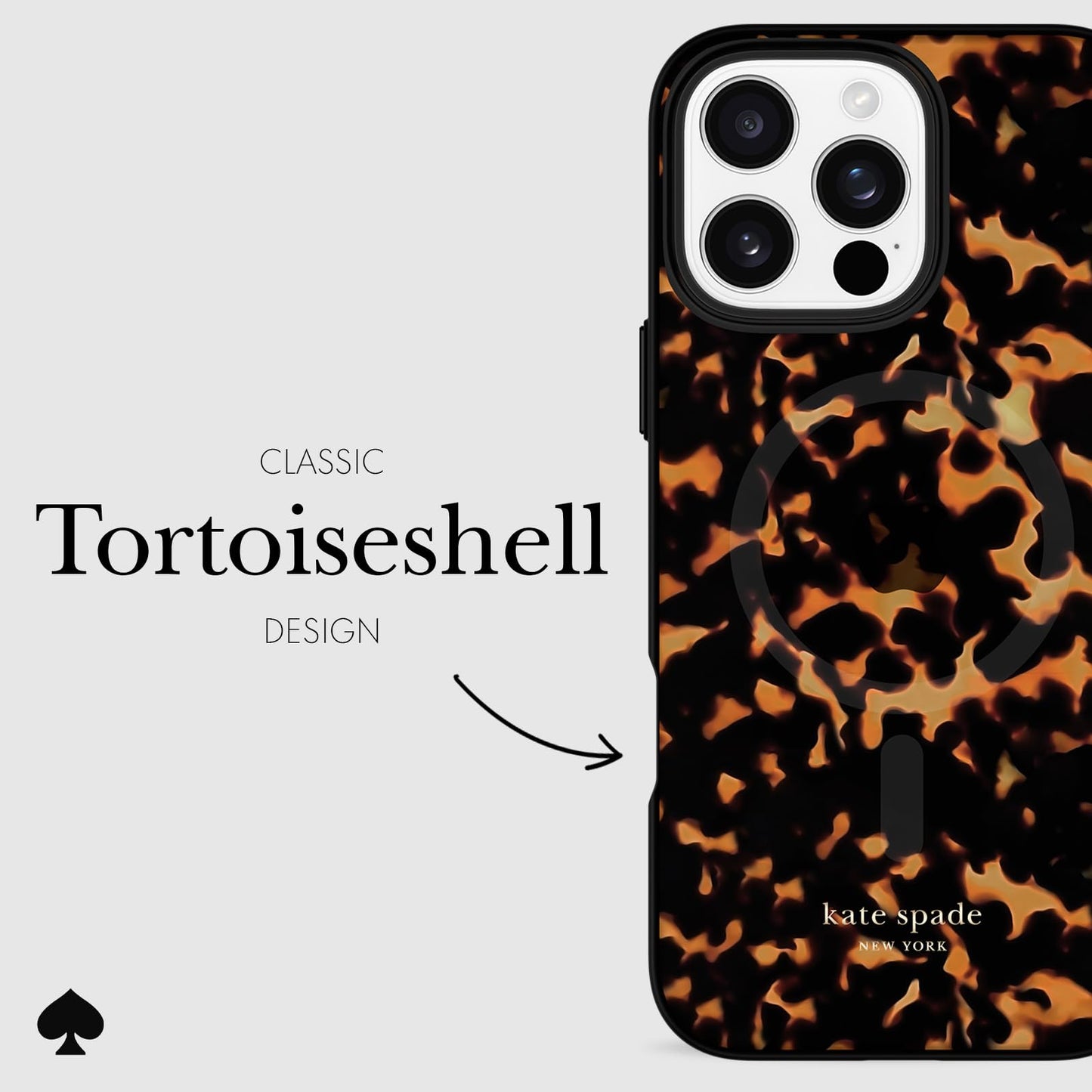 kate spade new york iPhone 16 Pro Max Case - Tortoise