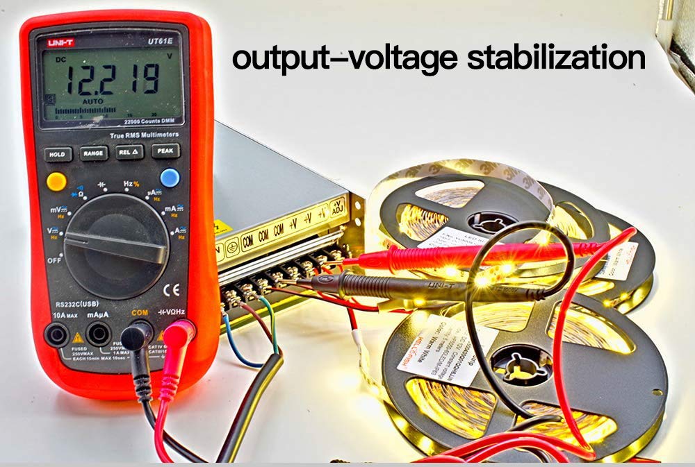 DC 12V 30A Power Supply 360W – Universal Regulated Switching AC to DC Converter 110V/220V SMPS Adapter for LED Strip, CCTV, Radio, Computer