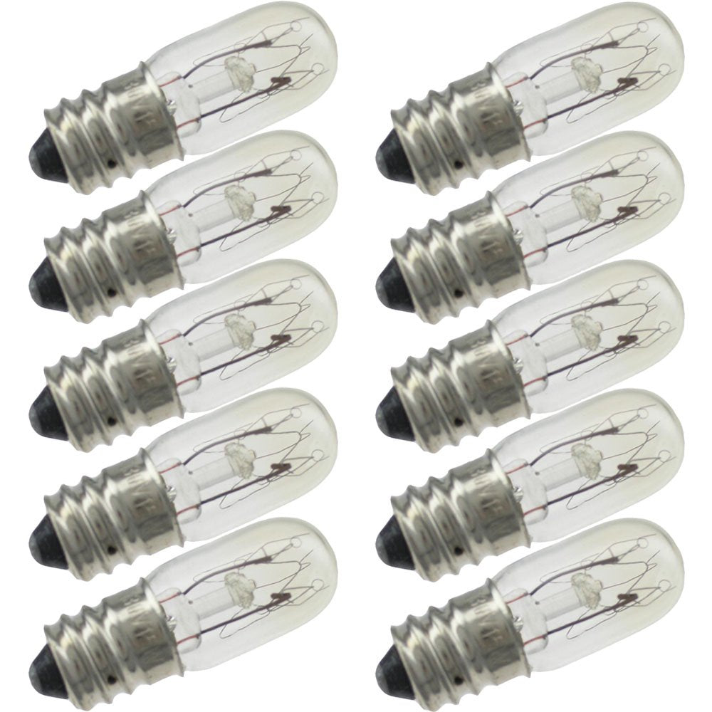 Industrial Performance 1480, 3.06 Watt, T4.5, Candelabra Screw (E12) Base Light Bulb (10 Bulbs)