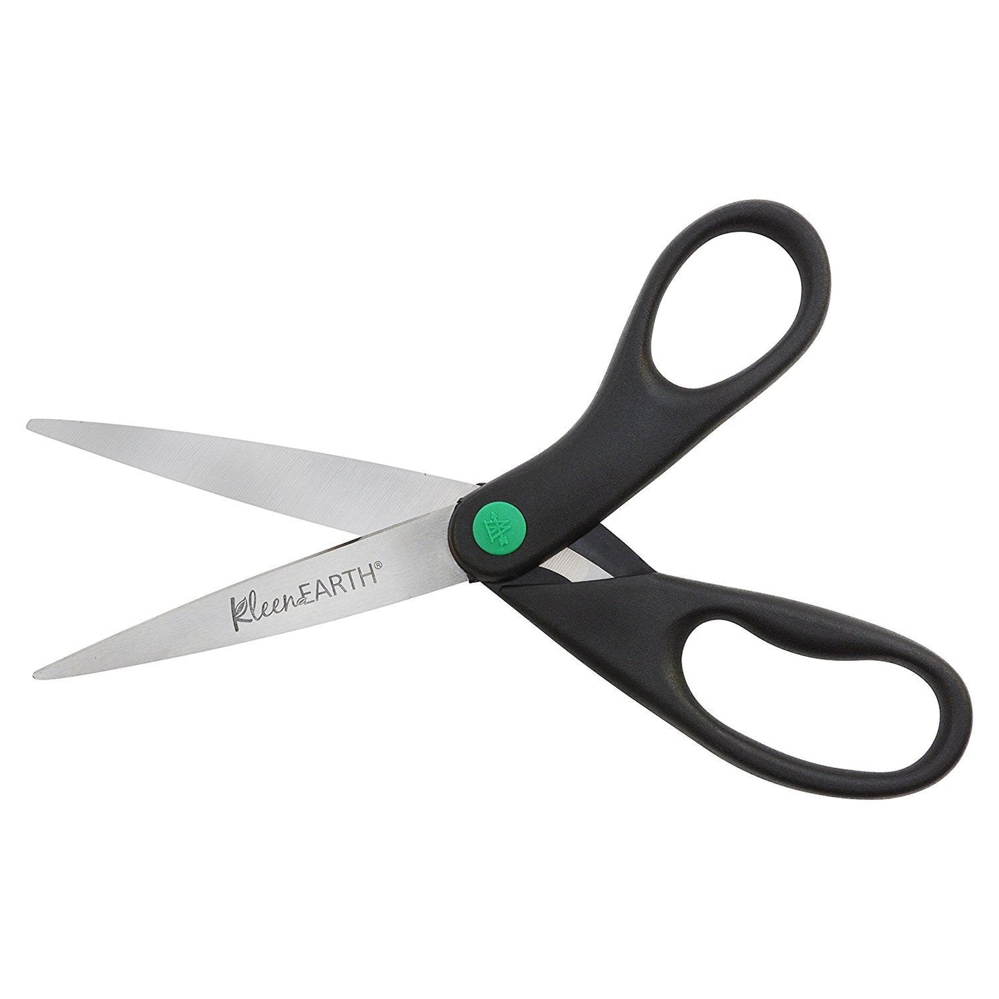 Westcott 15179 8-Inch KleenEarth Recycled Scissors For Office and Home, Black, 2 Pack