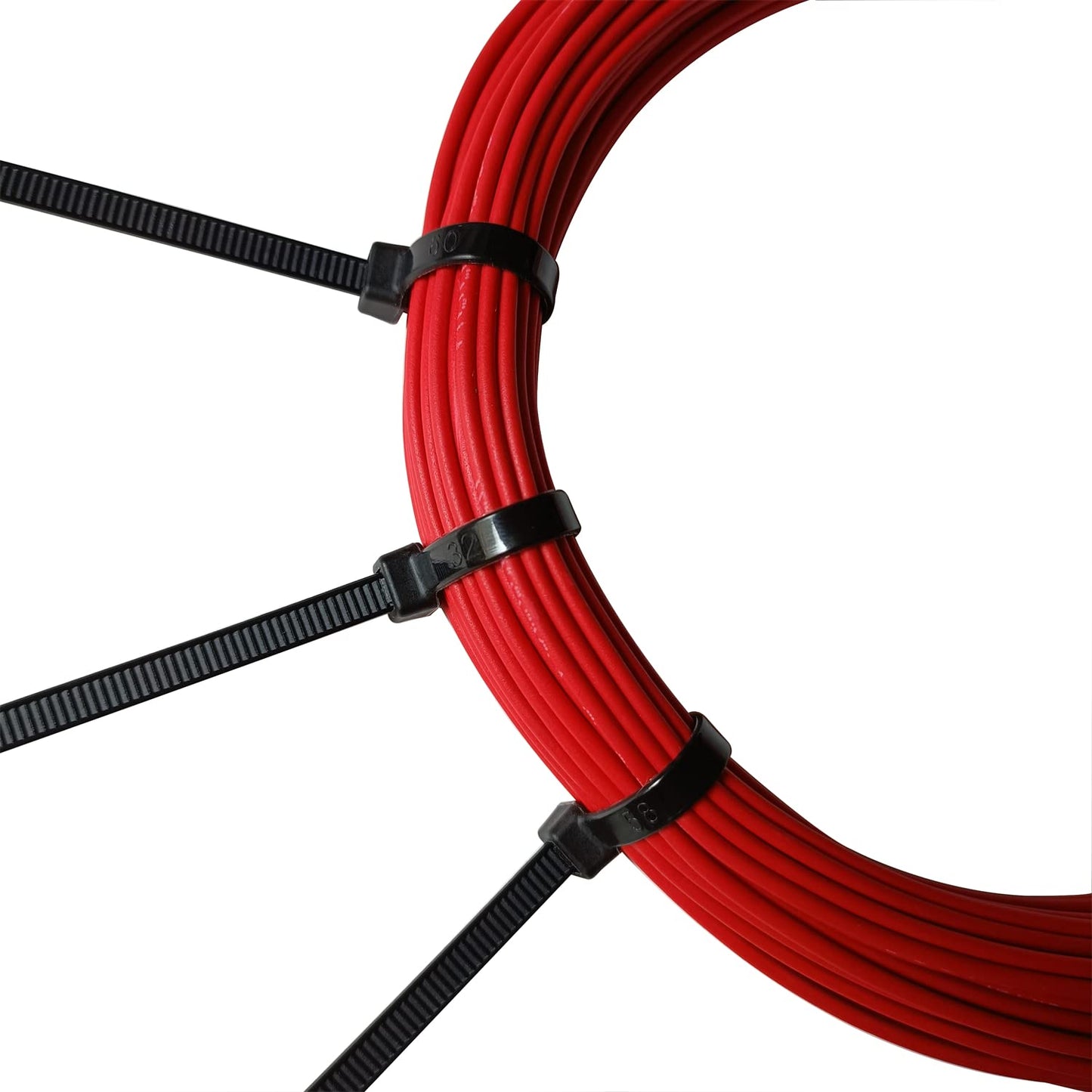 Zip Ties 6 Inch 1000 Pcs Cable Ties With 40 Pounds Tensile Strength, Heavy Duty Self-Locking Black Nylon Tie Wraps for Indoor and Outdoor
