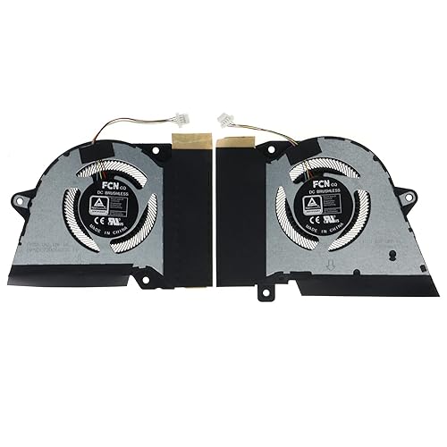 Replacement CPU & GPU Cooling Fan for ASUS ROG Zephyrus G14 GA401QE GA401QH GA401QM GA401IHR GA401Q GA401QM GA401QC 12V FN58 FNNW 13NR05S0AP0101