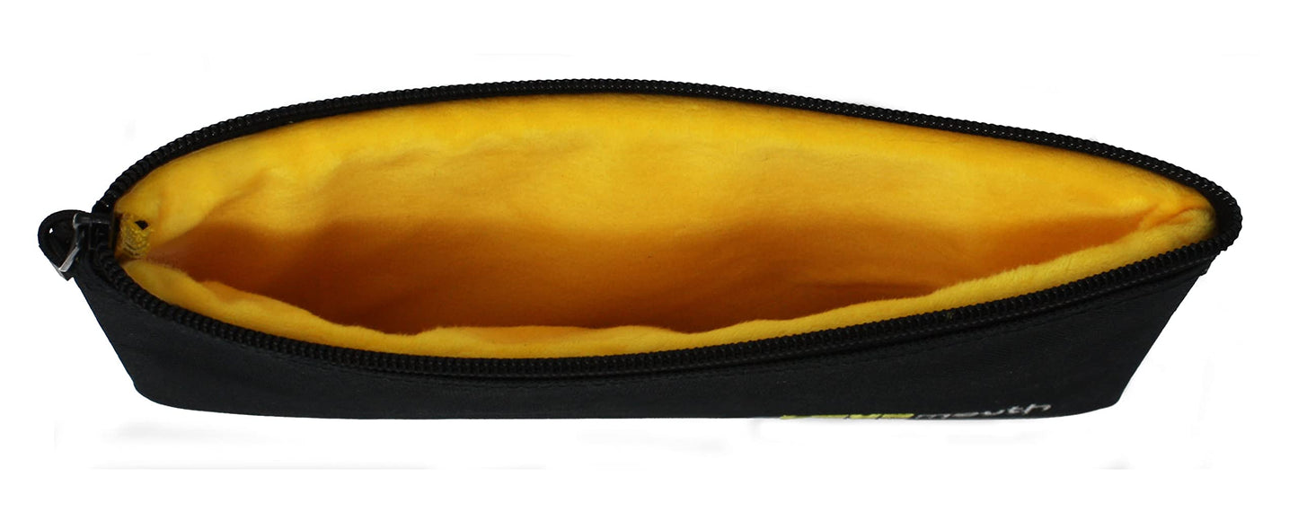 Loudmouth Zippered Pouch for Handheld Wired Microphones | Mic Bag | 9.25" x 5" (1 Pack)