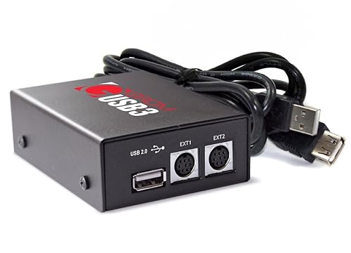 GROM AUDU3 USB Adapter; Compatible with iPod iPhone via USB; Bluetooth® AUX Capable with add-on, Compatible with Select Audi