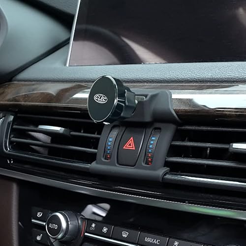 Zchan Car Phone Holder fit for BM-W X5,X6,Air Vent Phone Mount fit for X5 2014-2018,X6 2015-2019,Custom fit Magnetic Phone Holder Compatible for All