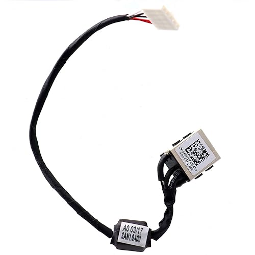 Deal4GO DC Power Jack Cable Charging Port K8WDF 0K8WDF Replacement for Dell Inspiron 14 5457 5448 5447 5445 5443 5442 5439 4528