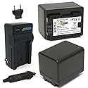 Wasabi Power Battery (2-Pack) and Charger for Canon BP-727, CG-700 and Canon VIXIA HF M50, HF M52, HF M500, HF R30, HF R32, HF R40, HF R42, HF R50, HF