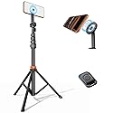 VIMOSE Phone Tripod, Tripod for iPhone with Remote & Strong Magnetic Holder for Magsafe, Stable Cell Phone Tripod for Video Recording, Essential