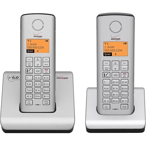 DECT 6.0, 2 handsets, exp. to 6 handsets, 70 name/number directory, CID