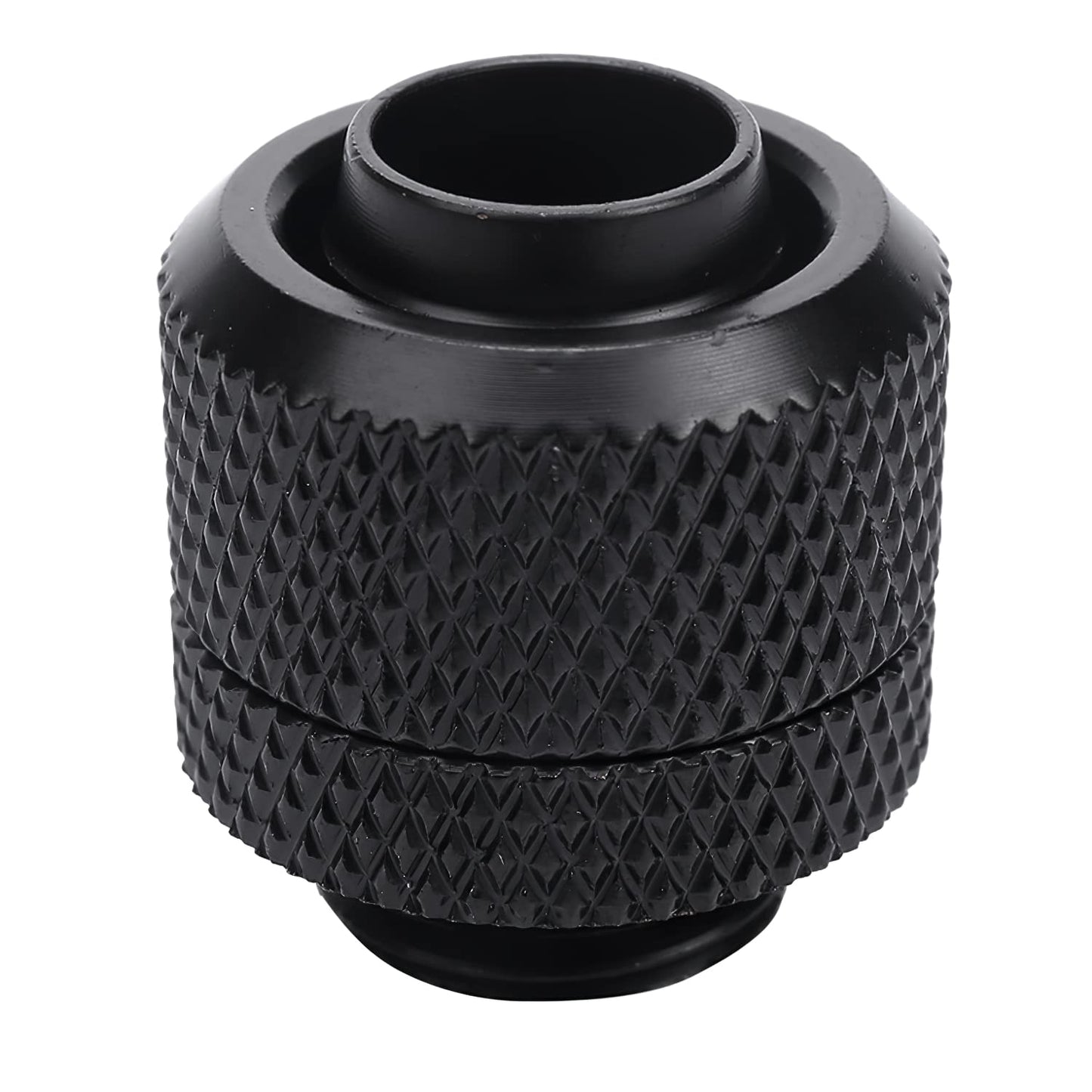 greenDracaena Dracaena.io 6 Pack G1/4" Thread to 3/8" ID, 5/8" OD Compression Fitting for Soft Tubing, Soft Tube Connectors for Computer Water Cooling