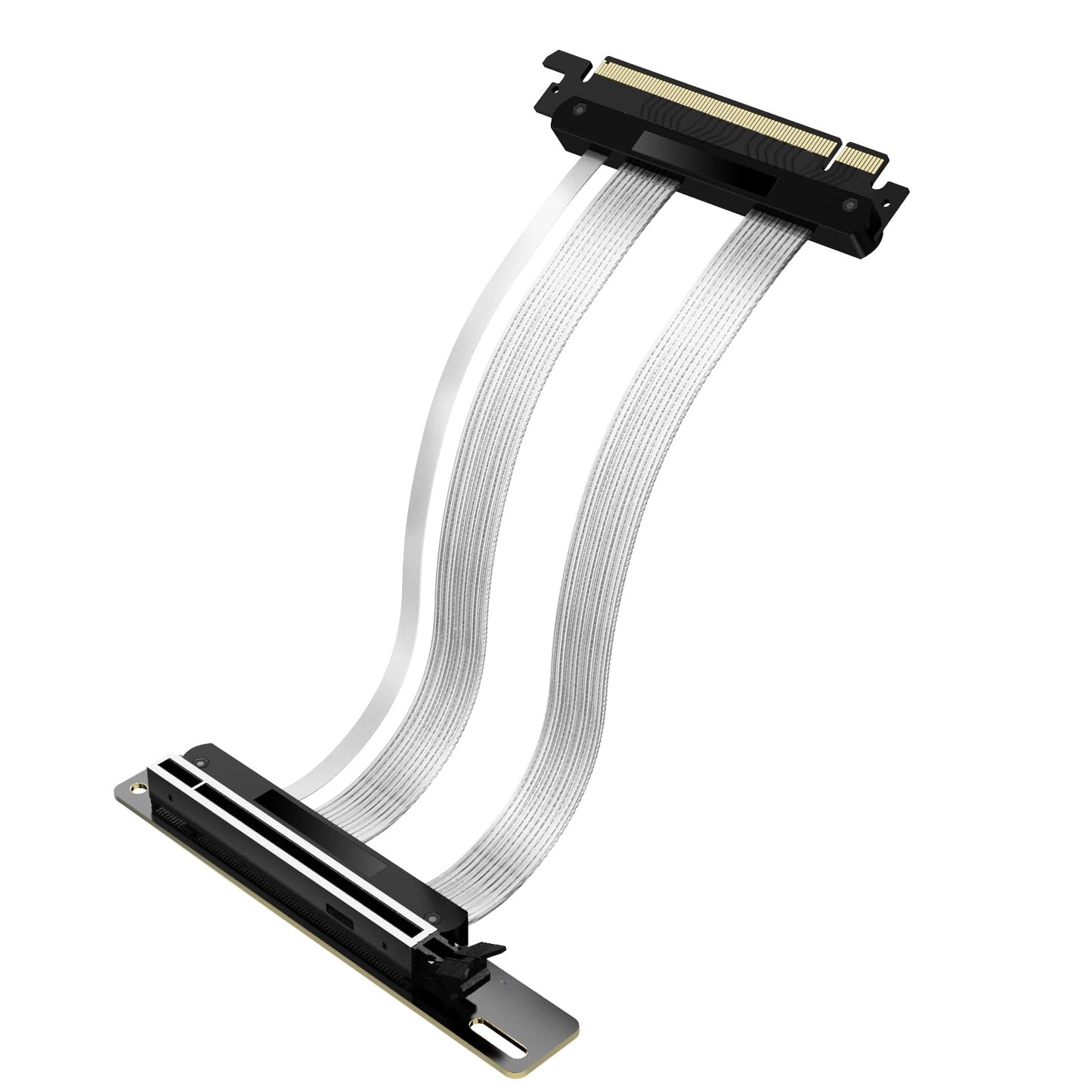 NovaGrowth PCIE 5.0 Riser Cable,PCI-E 16X 128GB/s Compatible with PCIE 4.0 and WRX80/ 90E, RTX4090/ 5090/ RX7900XTX, Gen 5 GPU Graphics Card Extension
