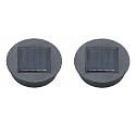 Solar-Lantern Waterproof Lights Replacement Top - Garden Decor Outdoor Lighting Decorative Patio Lighting Solar Replacement Top (Warm White, 2 Pack)…