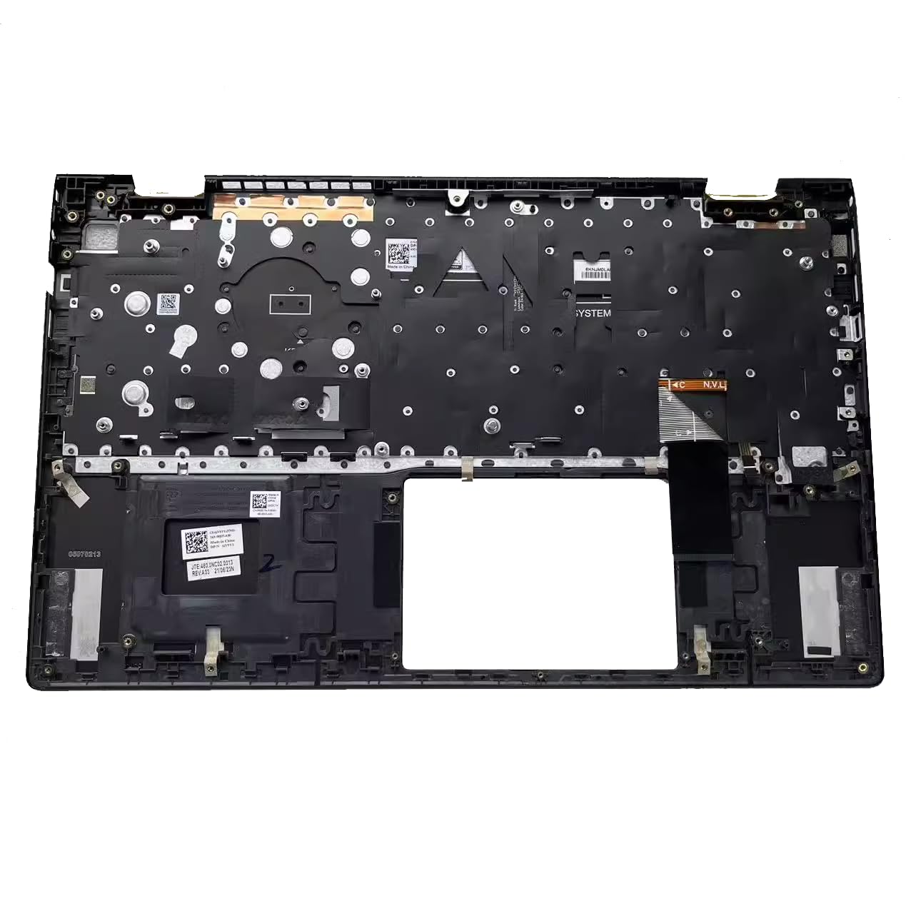 IMBXHZQ Compatible for 0JVYYX Vostro 15 5510 5515 V5510 V5515 Backlit US Keyboard Palmrest JVYYX