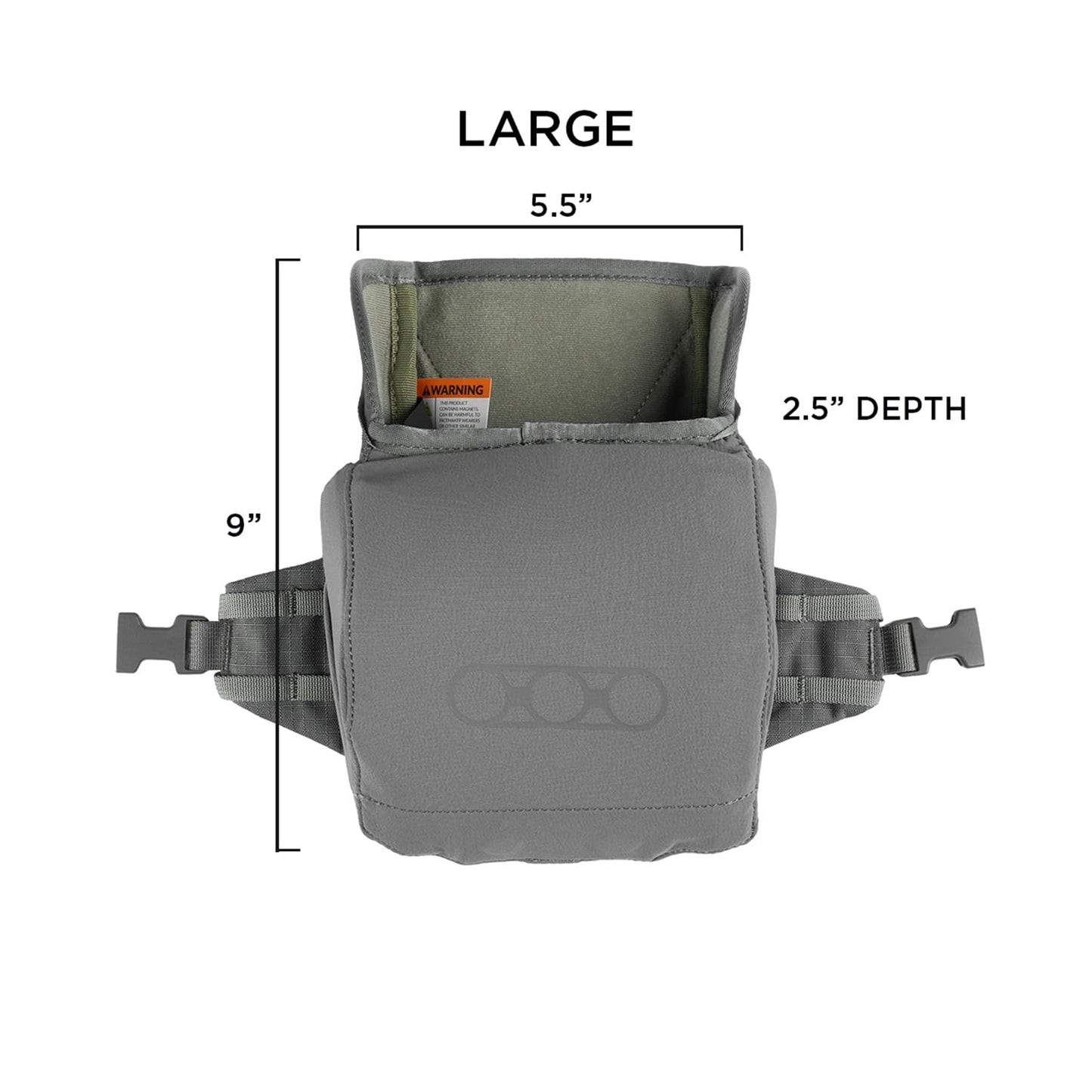Eberlestock Recon Modular Bino Pack - Advanced Binocular Harness System with Customizable Attachments - Dry Earth - Large