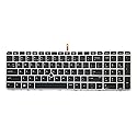 US Keyboard with Pointer for HP EliteBook 850 G3 / 850 G4 / 755 G3 / 755 G4 Laptop Silver Frame Backlight