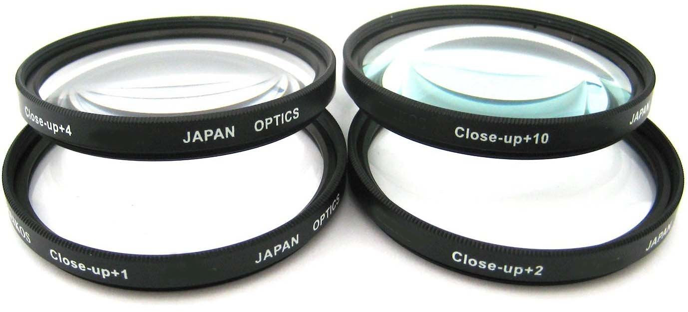 UltraPro 52mm Digital High-Resolution 4-pc Close-Up Macro Filter Set (+1, +2, +4, and +10 Diopters) with Deluxe Filter Carry Case for Select Canon