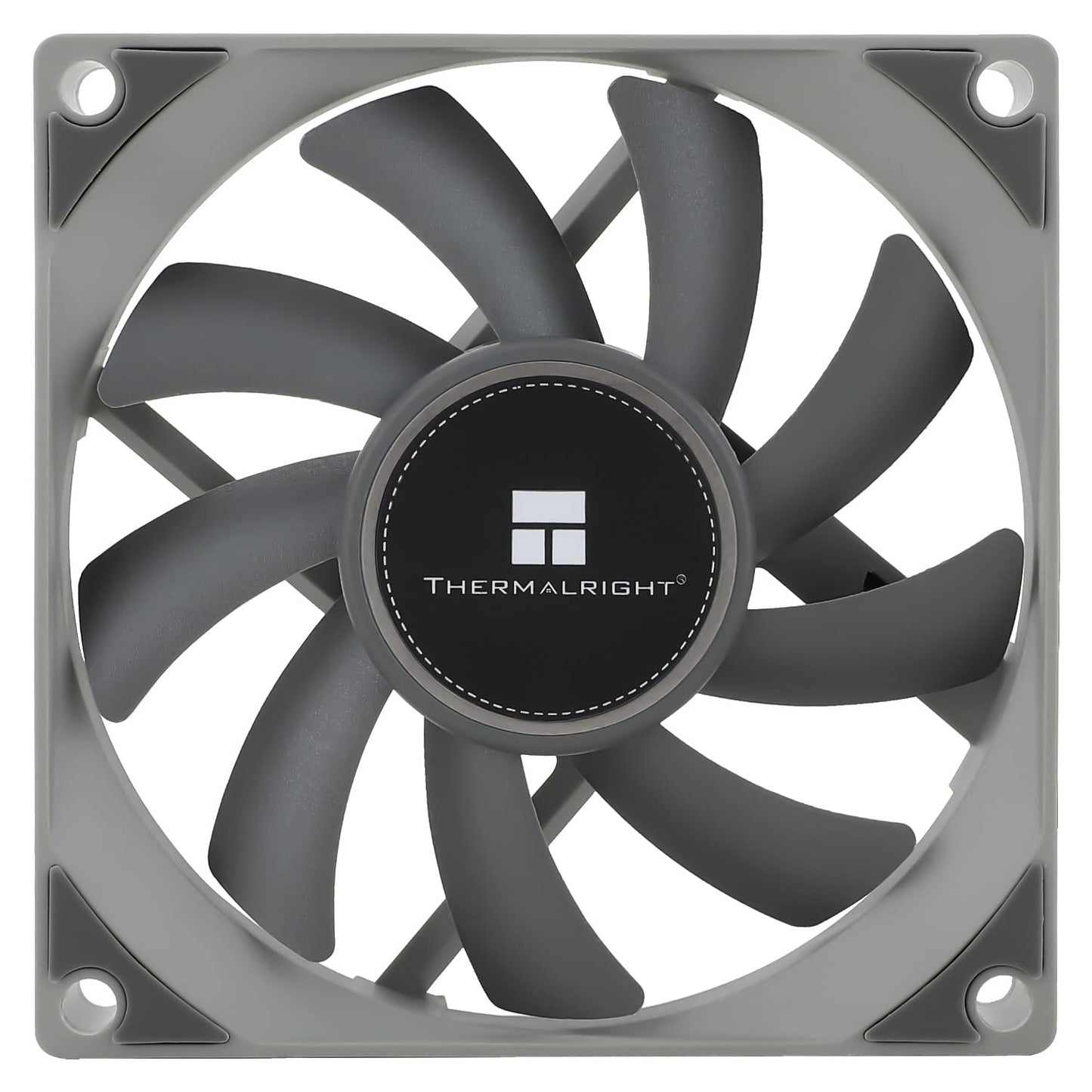 Thermalright TL-8015 CPU Fan, High Performance Case Cooler 2200RPM,Low Noise 23.3dBA,4-PIN PWM Cooling Fan(80mm, Gray)