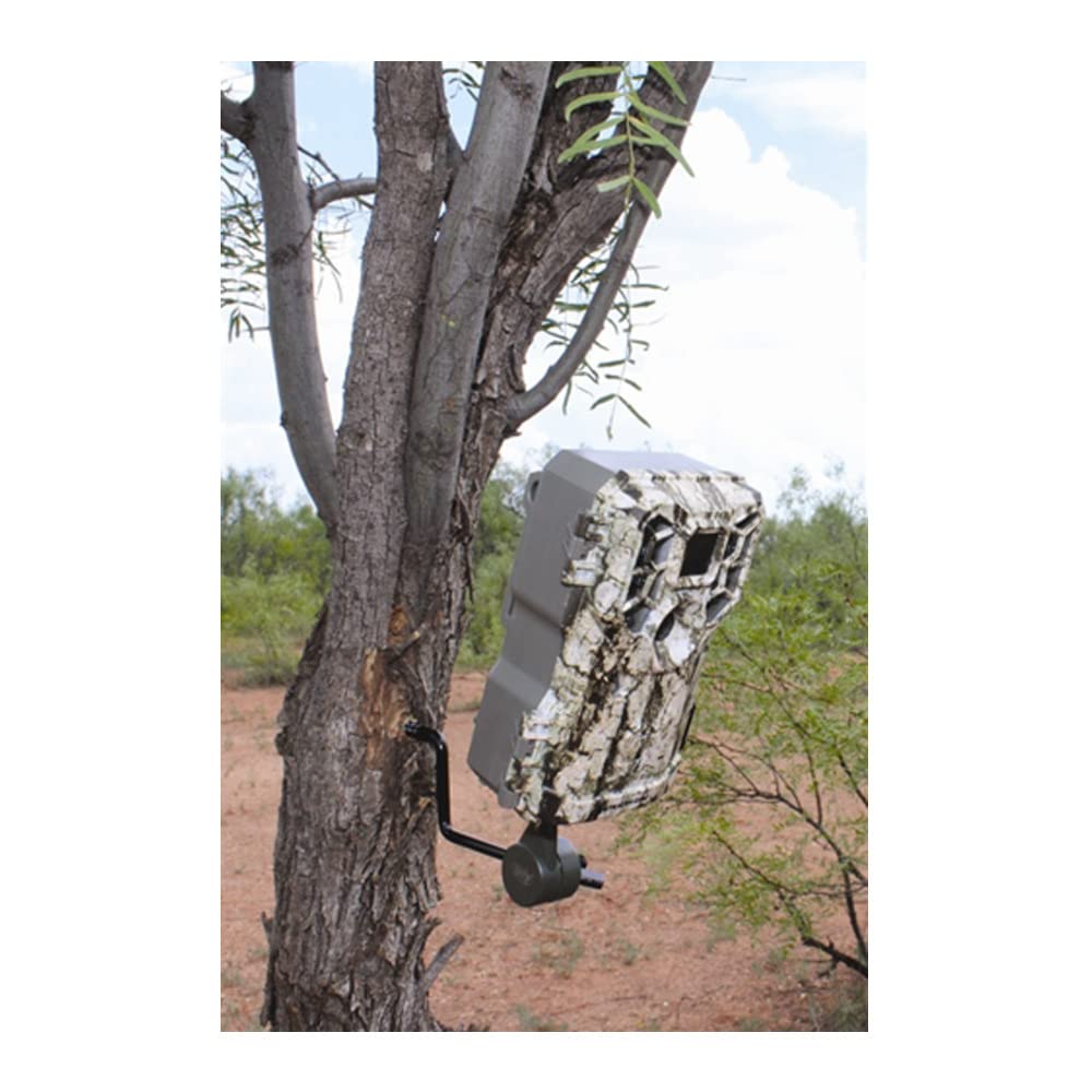 HME Economy Trail Camera Holder with 360-Degree Camera Head Compact Sturdy Design Easy Installation Versatile Compatibility