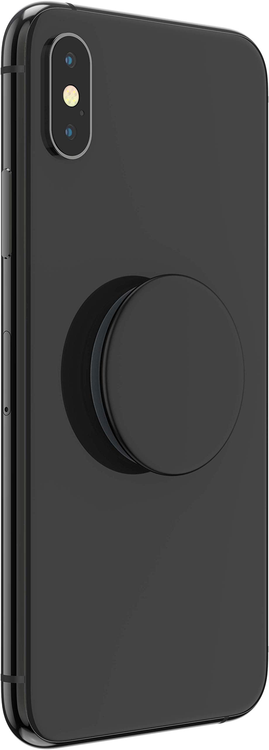PopSockets Phone Grip with Expanding Kickstand, Adhesive Grip - Black