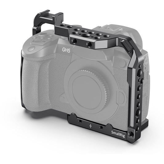 SMALLRIG GH5 GH5S Cage for Panasonic Lumix Camera and DMW-XLR1 (Upgraded Version) - 2049, Video Stabalization Camera Cage, Professional Video