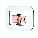 Smartphone Video Rig with Rechargeable Light, Handheld Ring Light for Phone, Phone Stabilizer for Video Recording, Camera, Selfie, Make up