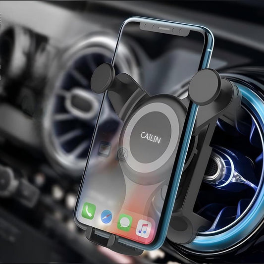 ICAILIN Car Phone Holder Mount for Round Air Vent, Universal Circular Vent Cell Phone Mount Compatible with Mercedes Benz A/B/C/E/S/GLC Class, Jeep