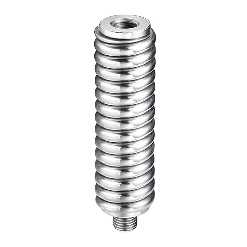 Bingfu CB Antenna Spring Heavy Duty Stainless Steel Compatible with Vehicle Truck Van RV Motorhome Matine Boat Mobile CB Radio Antenna Mount Up to 60"