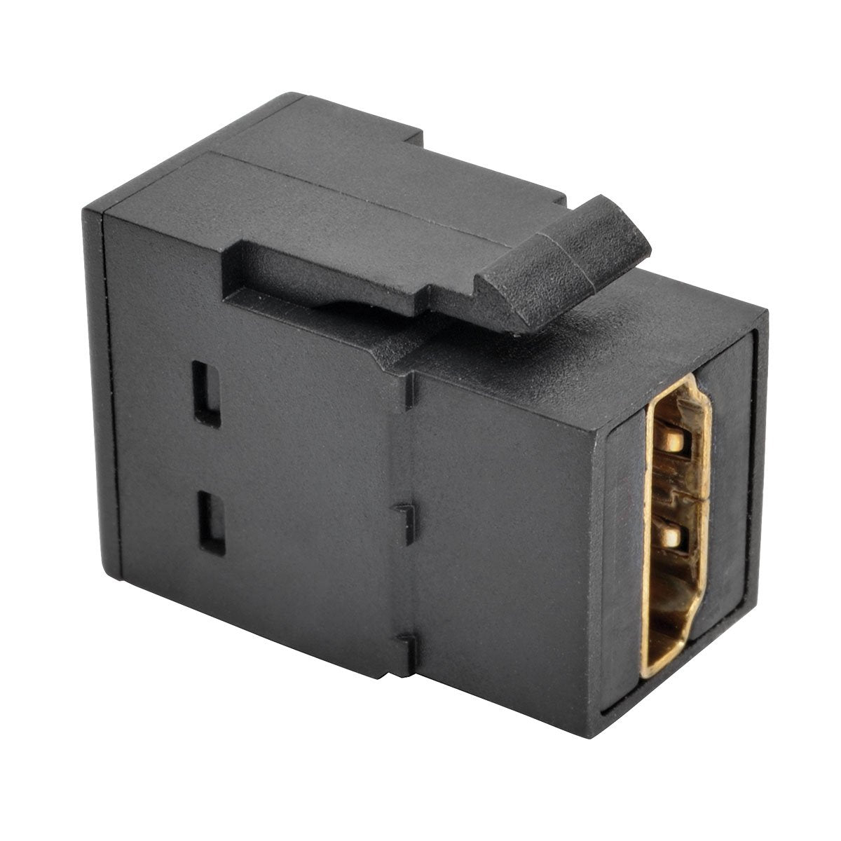 TRIPP LITE Black HDMI All-in-One Keystone/Panel Mount Coupler (P164-000-KP-BK)