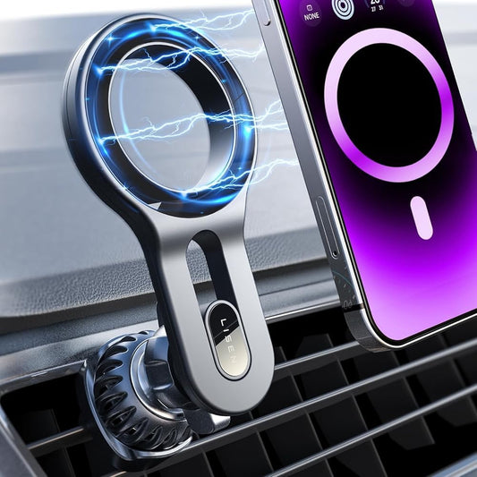 LISEN for MagSafe Car Mount, Magnetic Phone Holder for Car Vent Phone Mount, Air Vent Car Phone Holder Mount, Magnetic Car Phone Holder, Car Phone