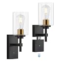Shuqing Wall Sconces Set of Two,Rechargeable Battery Pack,Remote,28-Hours
