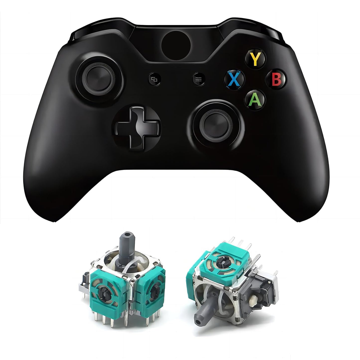 Genuine Analog Joysticks Repair Kit Compatible with X-One - Fixes Stick Drift, Broken, and Loose Joysticks on Regular, S, and Elite Series 1