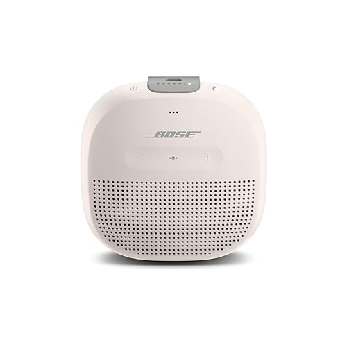 Bose SoundLink Micro Portable Bluetooth Speaker w/ Microphone - White Smoke (Renewed)